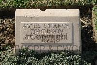 Ismailia War Memorial Cemetery - Tomlinson, Agnes Sabelle